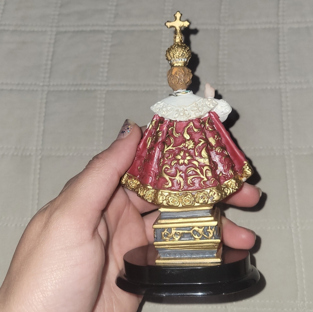 Infant Of Prague Statue 5" - Picture 2 of 3